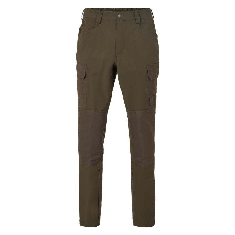 Harkila Hill Trousers - Willow Green/Brown