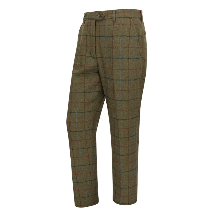 Hoggs Of Fife Kingussie Tweed Trousers - Green/Blue