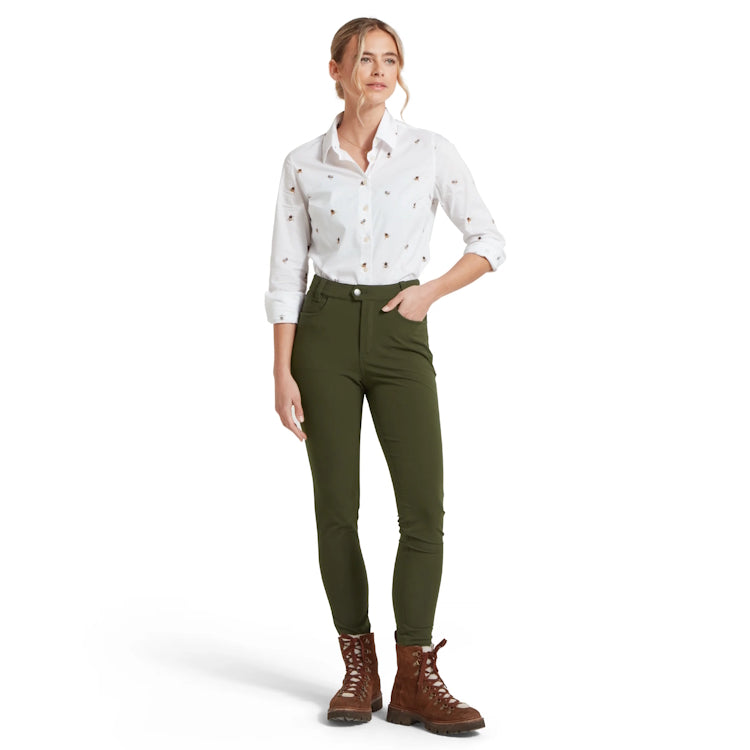 Schoffel Ladies Whitwell Water Repellent Trousers - Forest