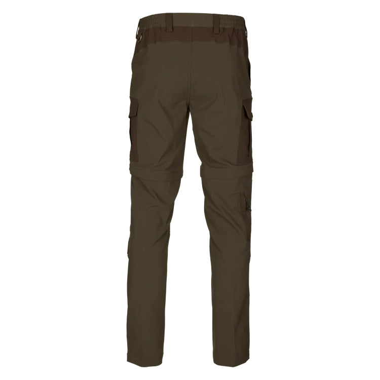 Seeland Birch Zip-off Trousers - Pine Green/Demitasse Brown