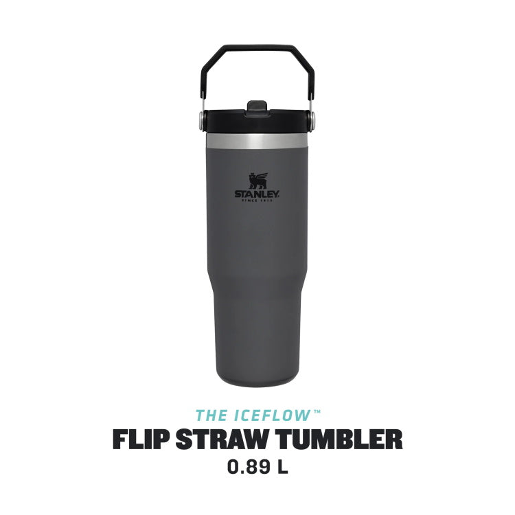 Stanley IceFlow Flip Straw Tumbler 0.89L - Charcoal