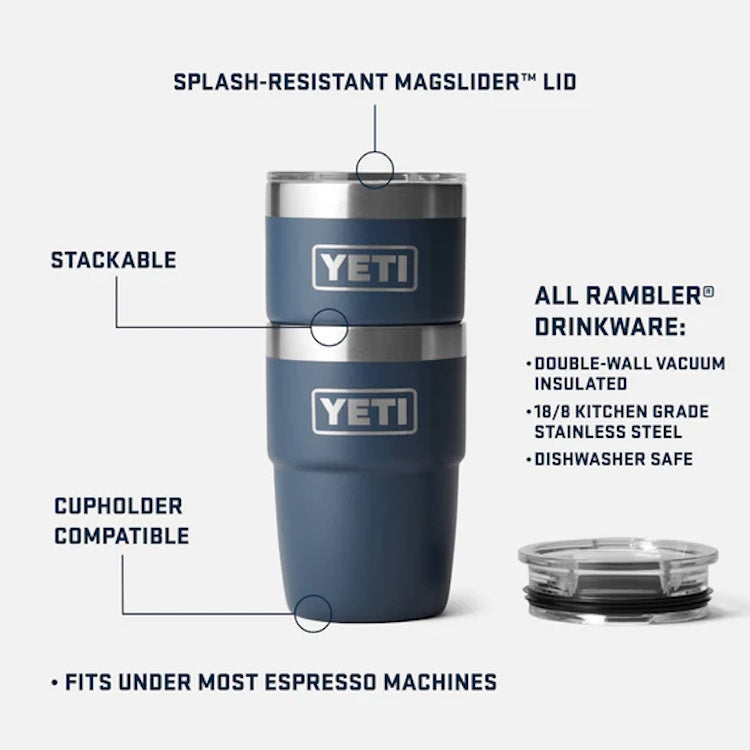 Yeti Rambler 8oz Insulated Stackable Tumbler - Seafoam