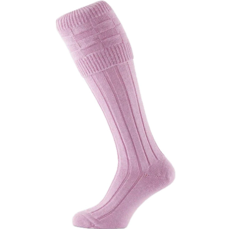 Pennine Portland Shooting Socks - Baby Pink