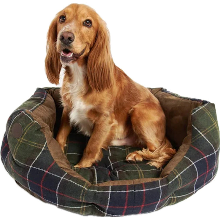 Barbour Luxury Dog Bed - Classic Tartan