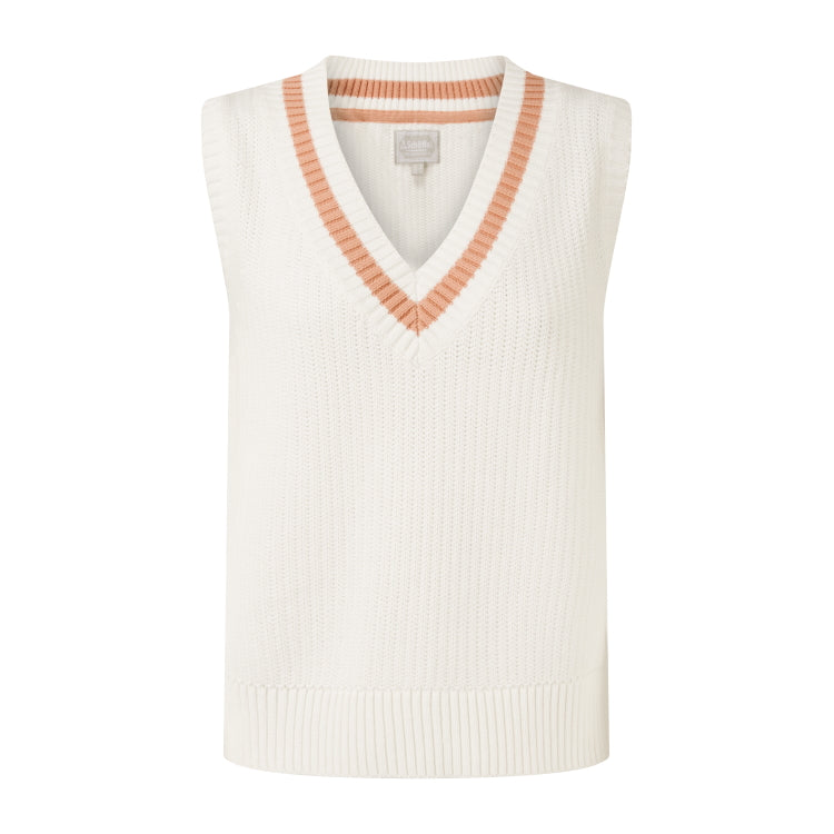 Schoffel Ladies Hambledon Vest - Soft White/Blush