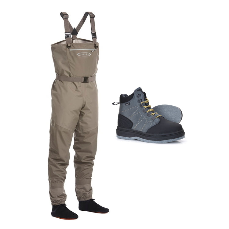 Vision Atom Waders and Felt Sole Wading Shoes