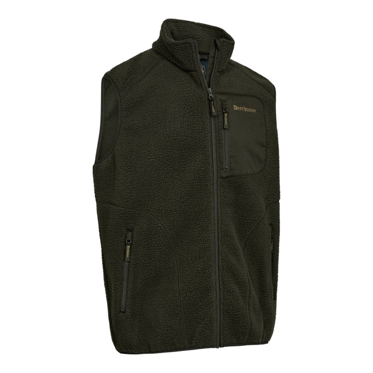 Deerhunter Atlas Fleece Waistcoat - Forest Green