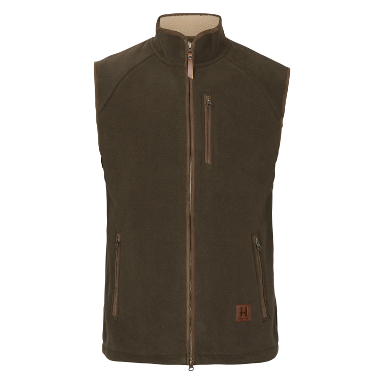 Harkila Sandhem Sherpa Fleece Waistcoat - Willow Green