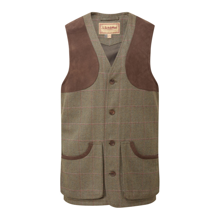 Schoffel Ptarmigan Tweed Waistcoat II - Lochlane Tweed
