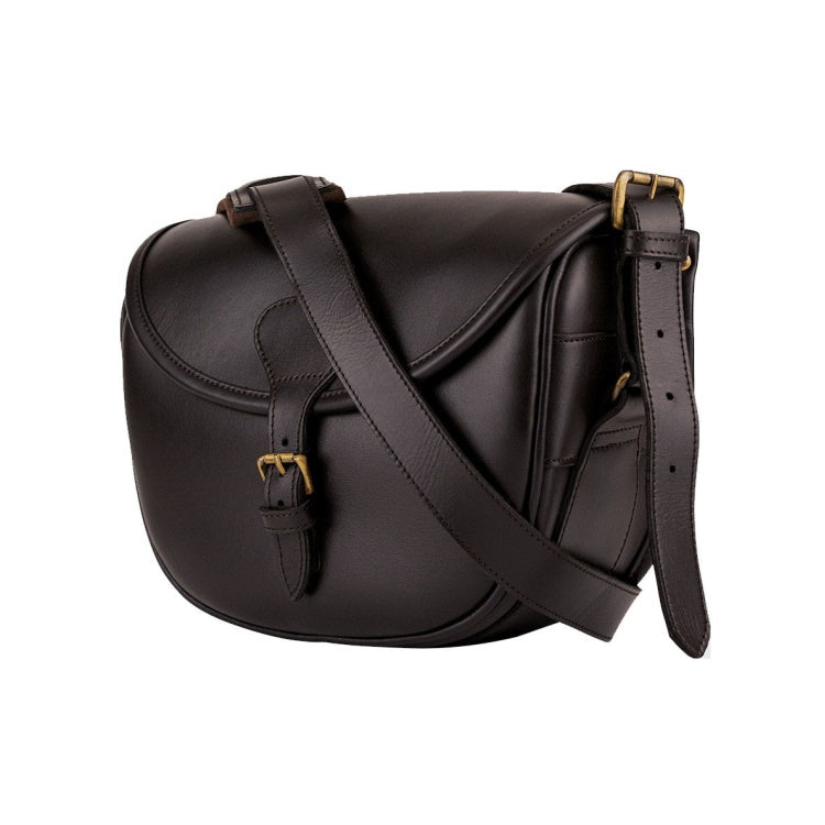 Jack Pyke Leather Cartridge Bag - Dark Brown
