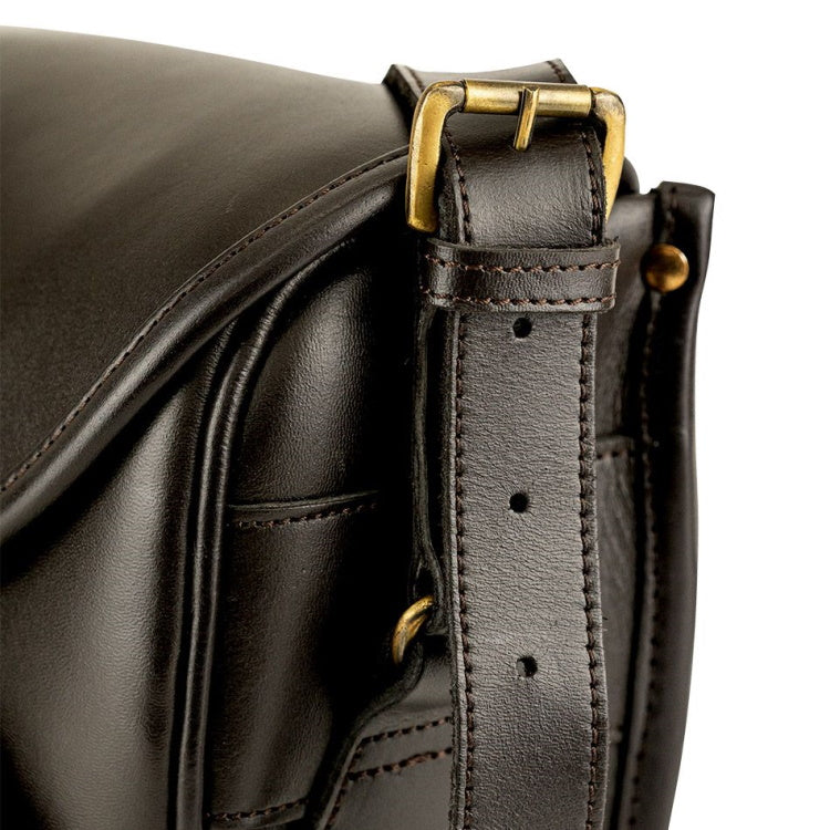 Jack Pyke Leather Cartridge Bag - Dark Brown
