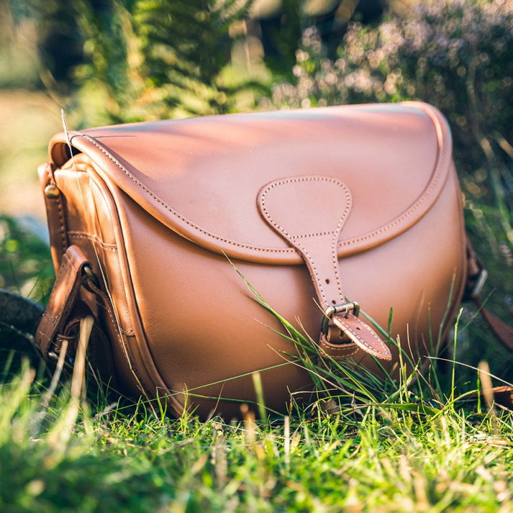 Jack Pyke Leather Cartridge Bag - Tan