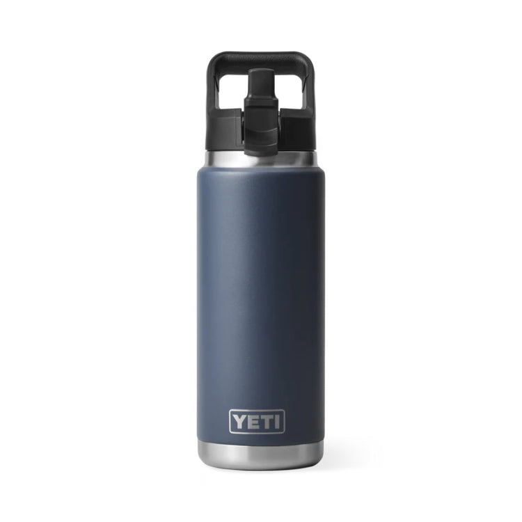 Yeti Rambler 26oz Insulated Bottle with Straw Cap - Navy