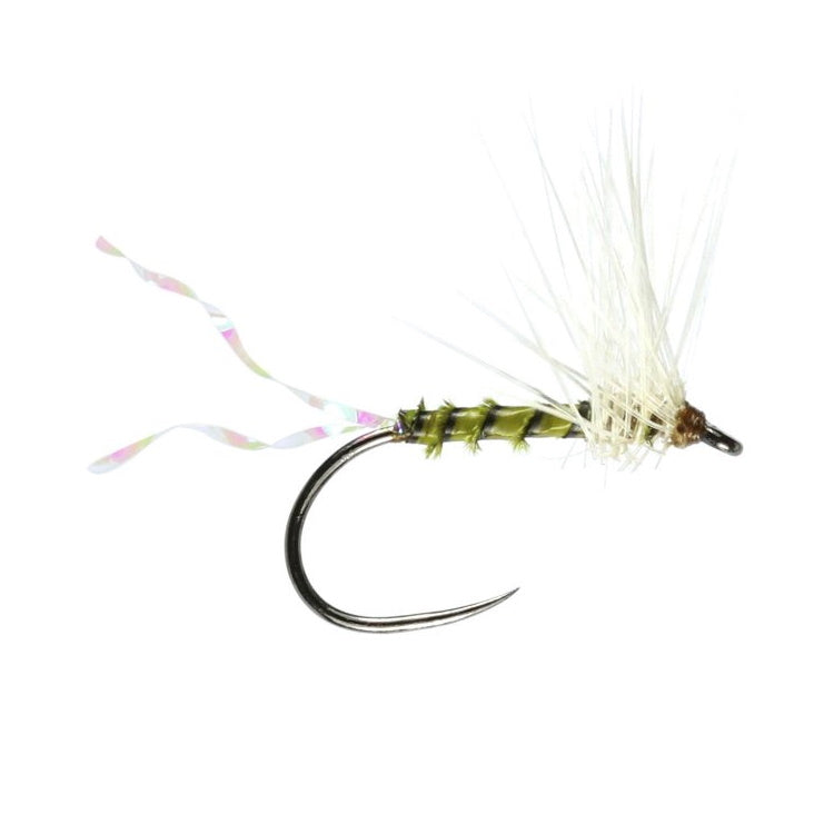 Becks Olive Midge Hackled Dry Flies