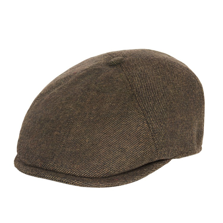 Barbour Claymore Bakerboy Cap - Olive Twill
