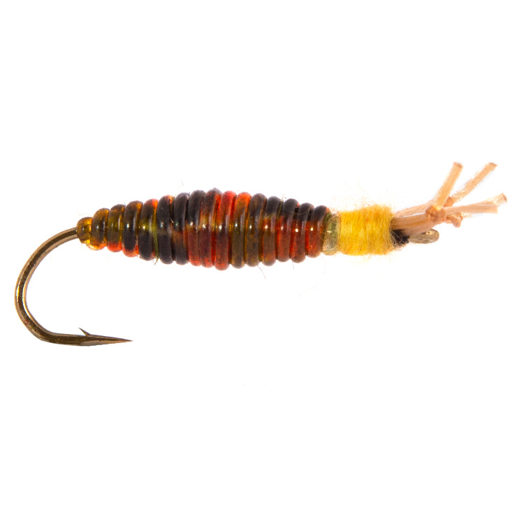 Rubber Cased Caddis Nymph Flies