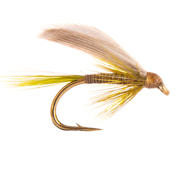 Olive Dun Winged Wet