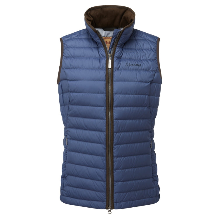 Schoffel Ladies Launde Down Gilet - Stone Blue