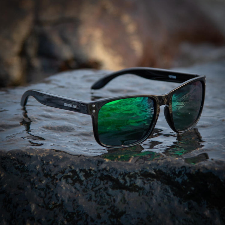 Guideline Coastal Sunglasses - Grey Lens Green Revo Coating