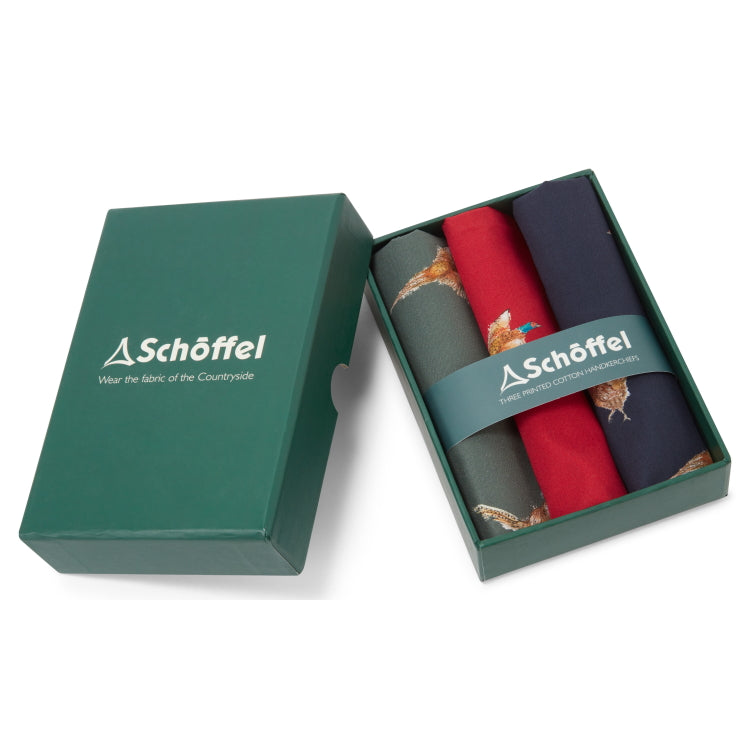 Schoffel Handkerchief Box Set - Pheasant