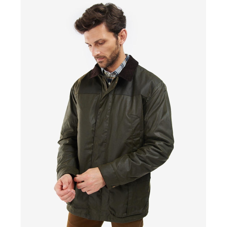 Barbour Findon Wax Jacket - Archive Olive