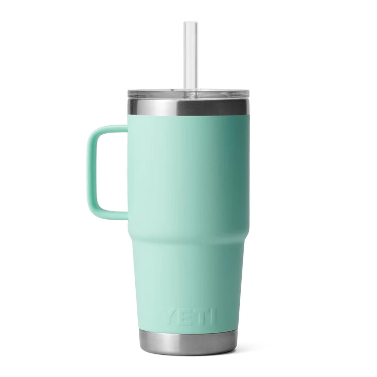 Yeti Rambler 25oz Straw Mug - Seafoam