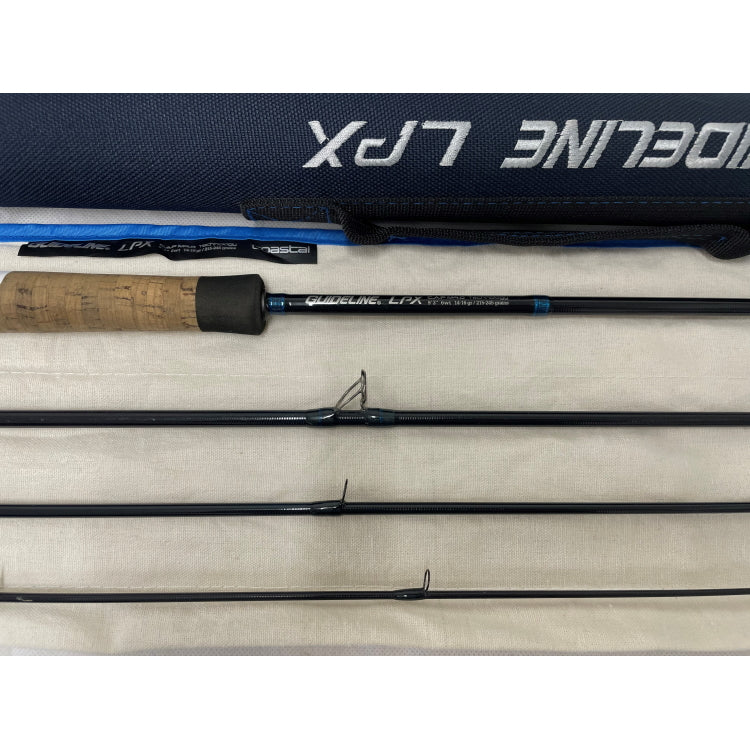 USED 9ft 3in Guideline LPX Coastal 6 Line 4 Piece Saltwater Fly Rod (820)