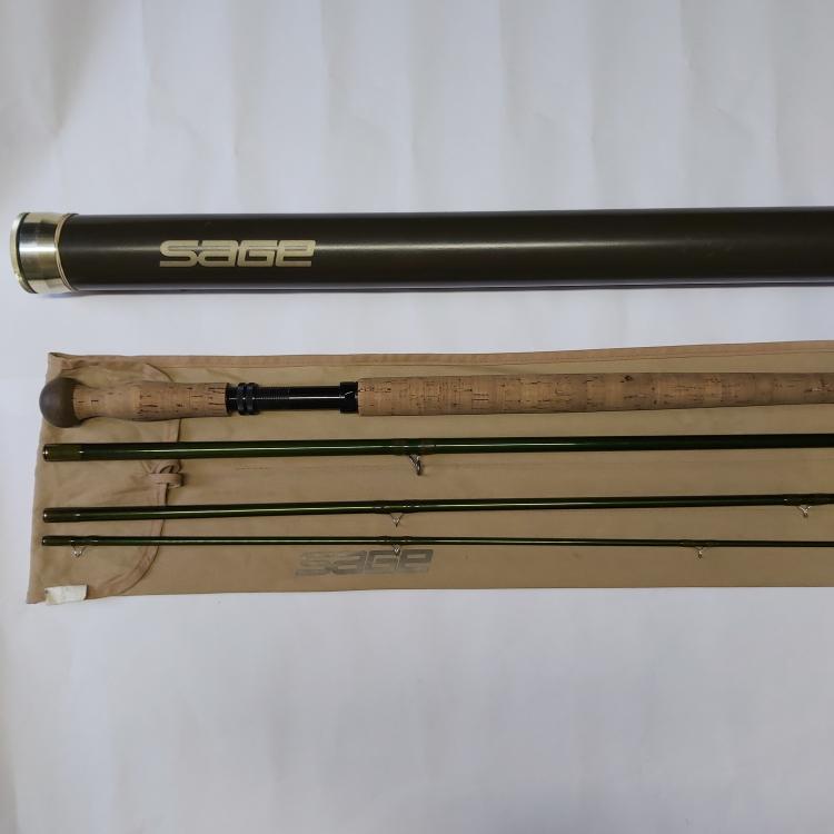 USED 15ft Sage Z-Axis DH Salmon Fly Rod 10 Line 4 Piece (038)