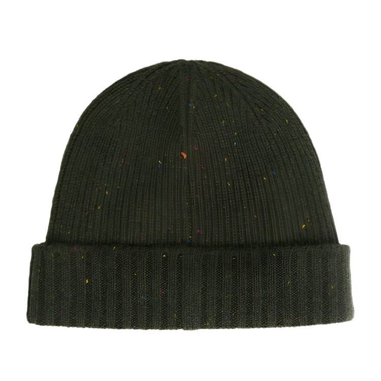 Barbour Carlton Fleck Beanie and Scarf Gift Set - Olive