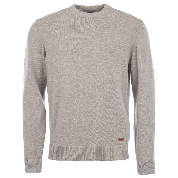 Barbour Essential Patch Crew Neck Sweater - Stone