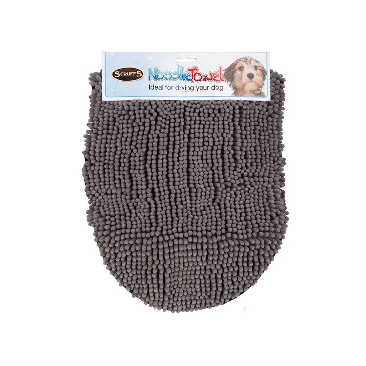 Scruffs Noodle Dog Drying Towel - Grey