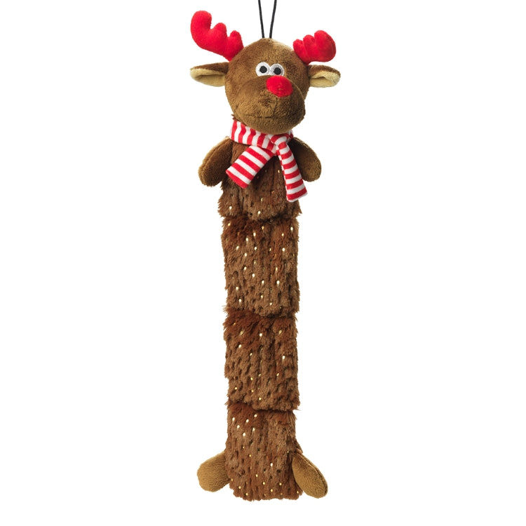 House of Paws Reindeer Sparkle Multi Squeaker Dog Toy