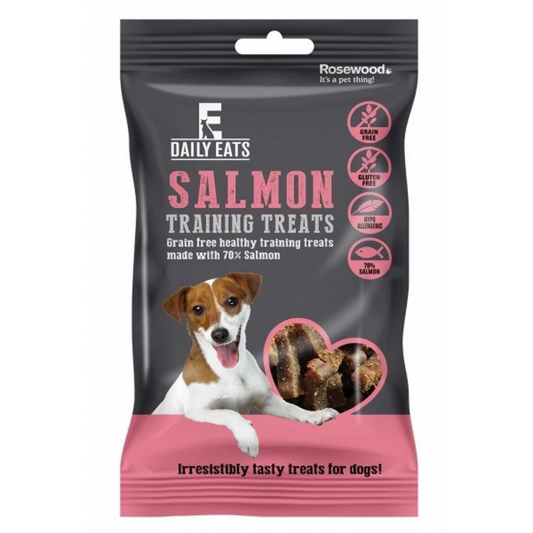 Rosewood Daily Eats Grain Free Dog Training Treats - Salmon 100g
