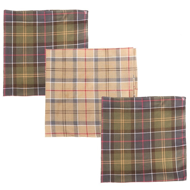 Barbour Handkerchief Set - Classic Tartan