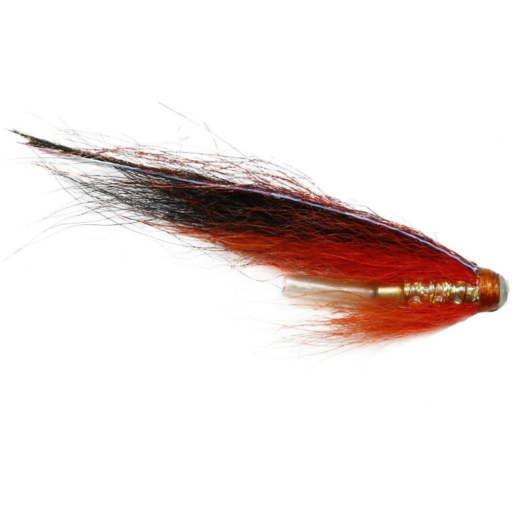 Black and Orange Loop Bottle Tube Flies