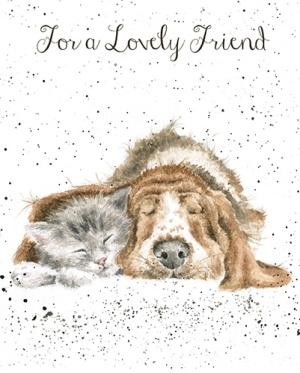Wrendale Designs Dog and Cat Nap Card