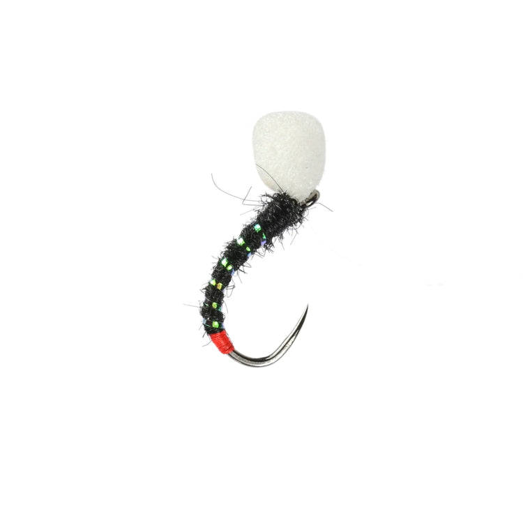Caledonia Foam Buzzer Black Barbless Fly