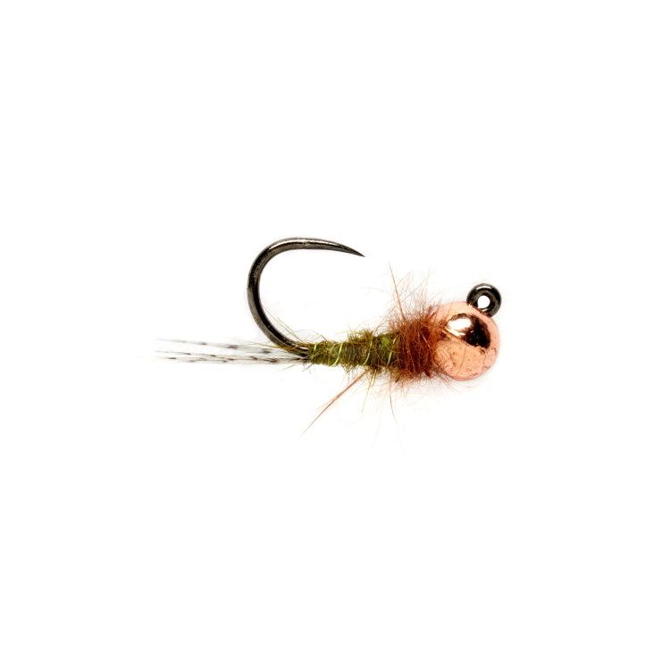 Roza's Olive Nymph Barbless Fly