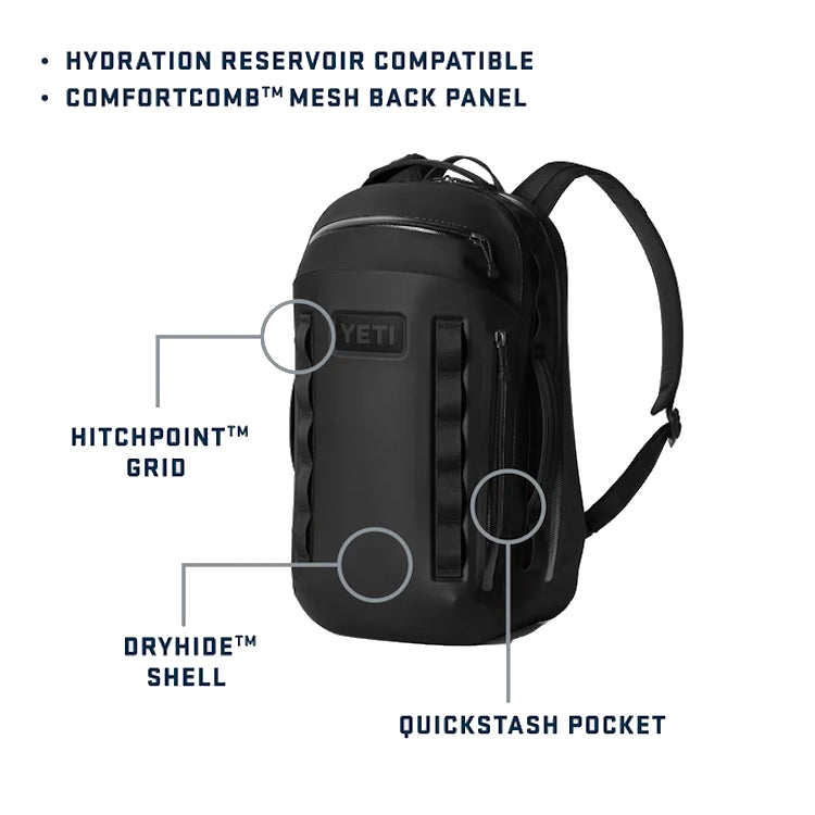Yeti Cayo 25L Backpack - Black