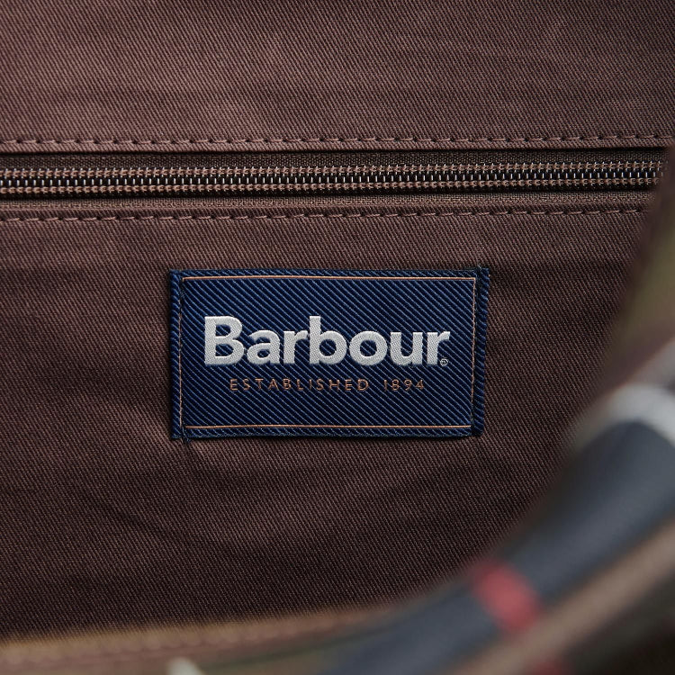 Barbour Tartan and Leather Holdall - Classic Tartan