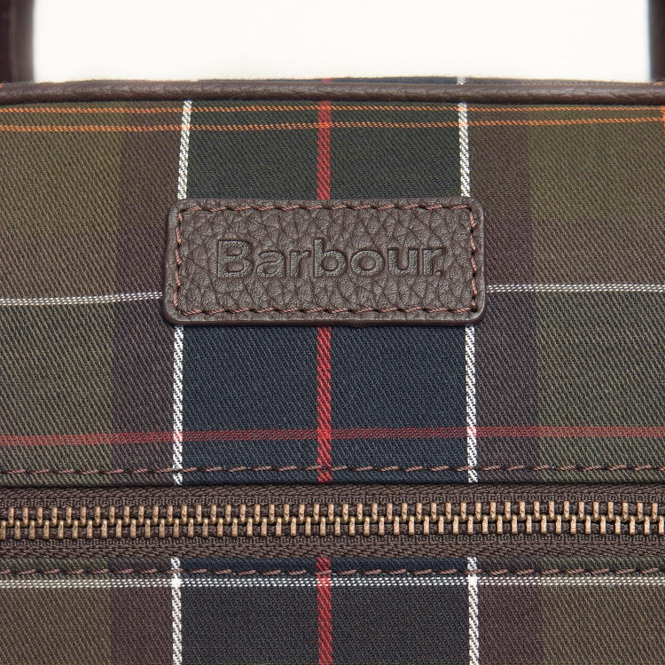 Barbour Tartan and Leather Holdall - Classic Tartan