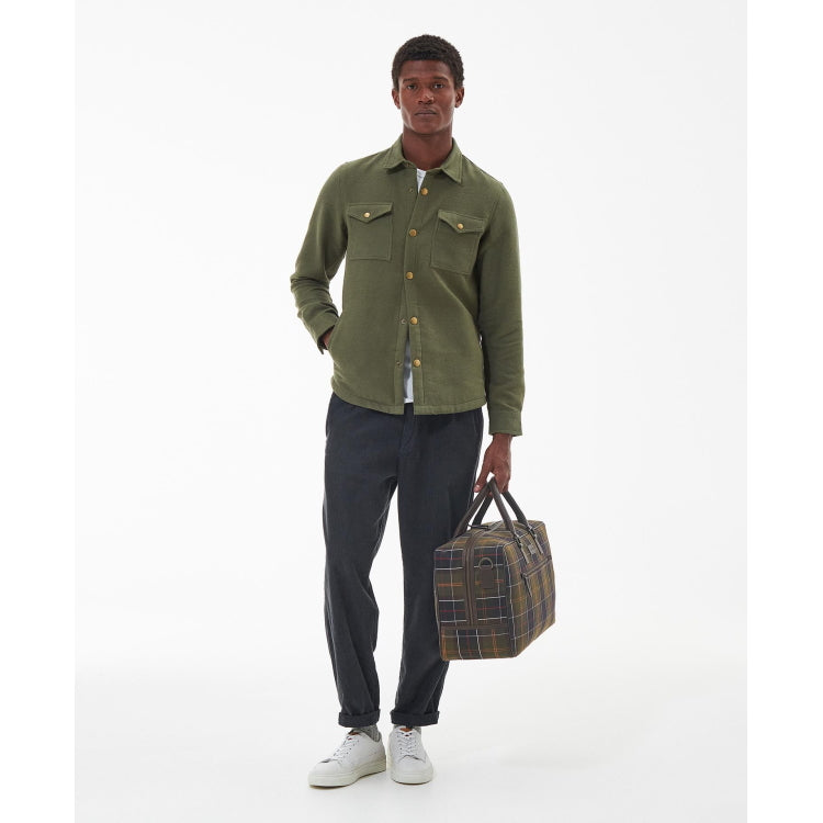 Barbour Tartan and Leather Holdall - Classic Tartan