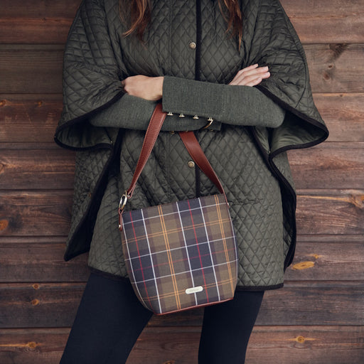Barbour Ladies Cedar Tartan Bucket Bag - Classic Tartan