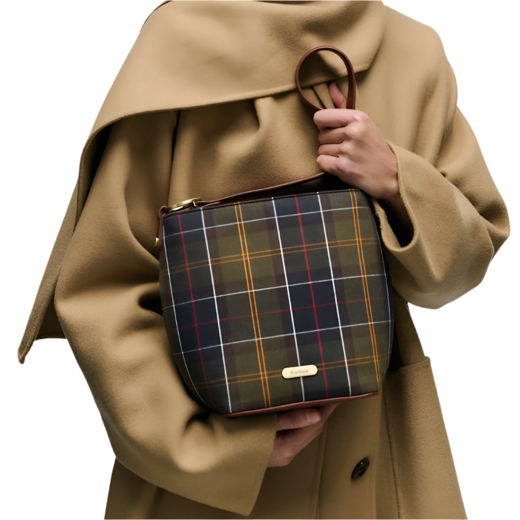 Barbour Ladies Cedar Tartan Bucket Bag - Classic Tartan