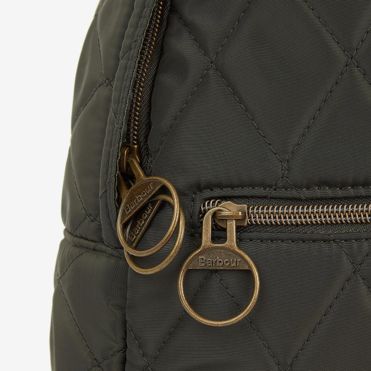 Barbour Ladies Quilted Backpack - Olive
