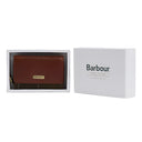 Barbour Ladies Rosa Leather French Purse - Brown/Classic Tartan