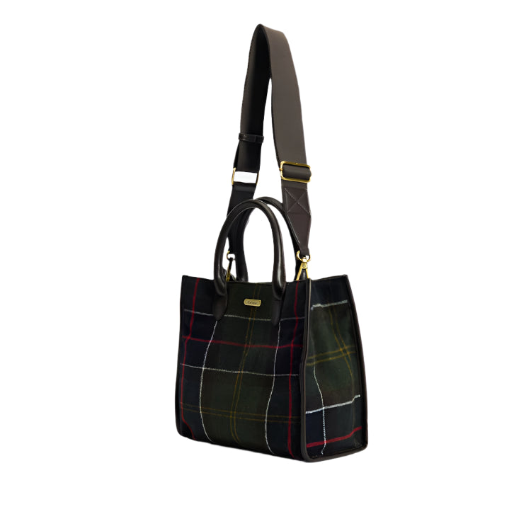 Barbour Ladies Barrhill Tartan Tote Bag - Classic Tartan