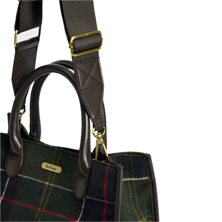 Barbour Ladies Barrhill Tartan Tote Bag - Classic Tartan