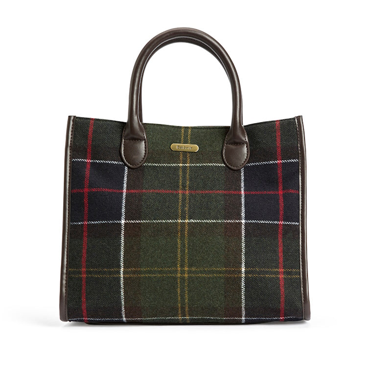 Barbour Ladies Barrhill Tartan Tote Bag - Classic Tartan