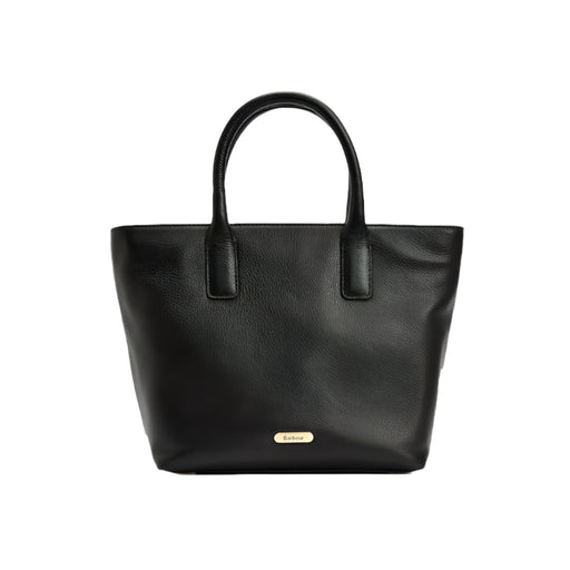 Barbour Ladies Birch Leather Tote Bag - Black 